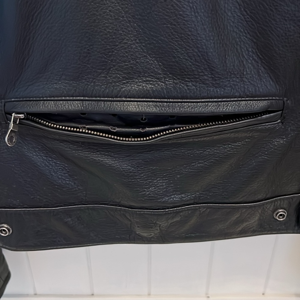 Harley Davidson Leather Riding Jacket - Picture 6 of 12